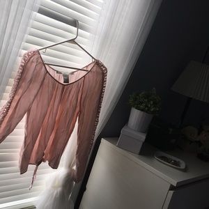 small pink blouse
